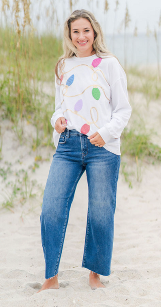 Sparkle String Light Sweatshirt