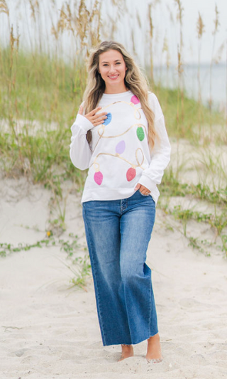 Sparkle String Light Sweatshirt
