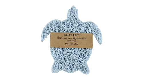 Seaside Blue Turtle Recycled Soap Lift