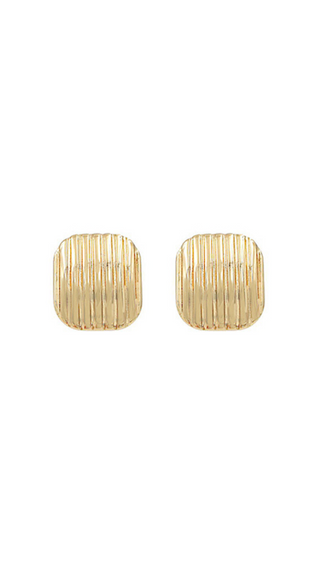 Textured Square Earrings