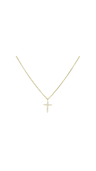 Cross CZ Necklace