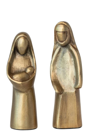 Cast Aluminum Holy Family
