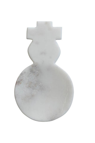 Marble Snowman Spoon Rest