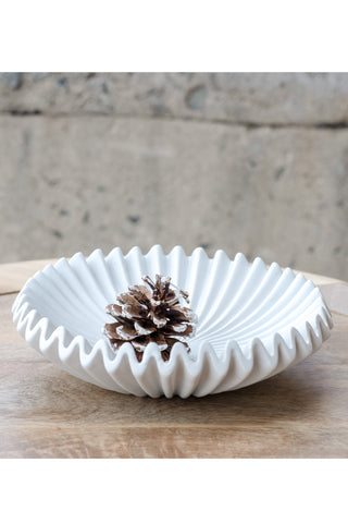 Matte White Deco Dish