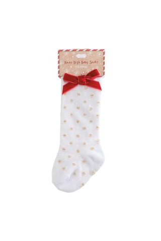 Christmas Bow Socks