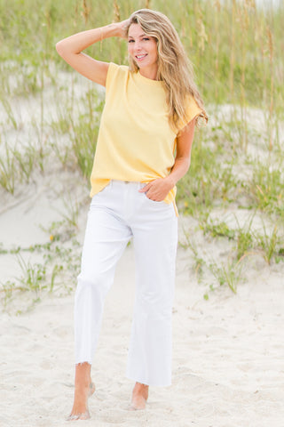 Sleeveless Rib Top