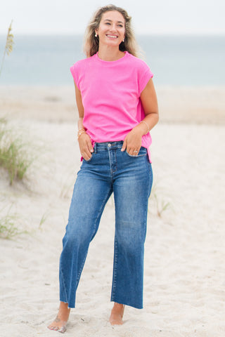 Sleeveless Rib Top