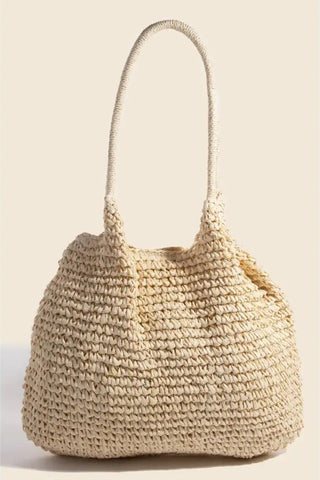 Woven Long Handle Tote