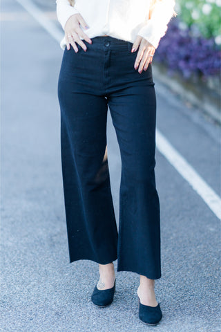 Straight Leg Denim Pants