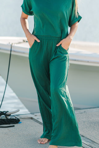 Relaxed Wide Leg Pants