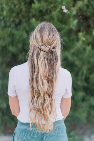 Oval Flat Claw Hair Clip