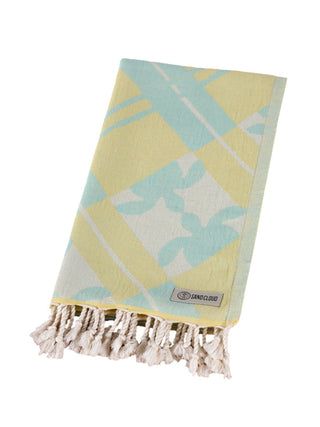 Turtle Plaid Sand Cloud Towel