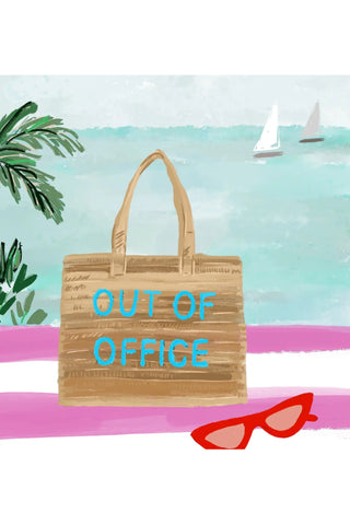 Out Of Office - Art Print by Rebecca Illustrated