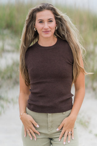 Crew Neck Sweater Vest