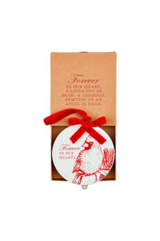 Cardinal Disc Ornament