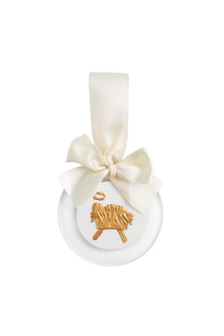 Gold Acrylic Disc Ornament