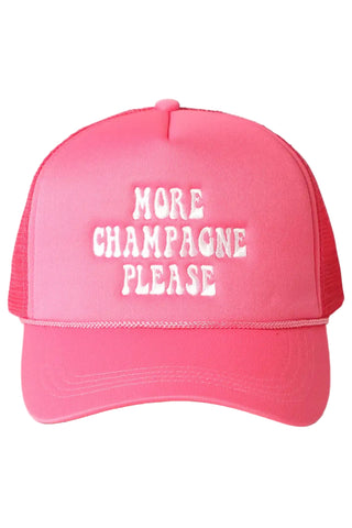 More Champagne Please Trucker Hat
