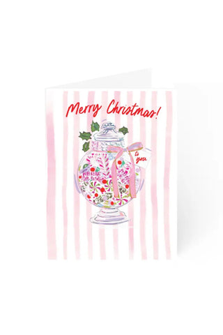 Christmas Candy Note Card