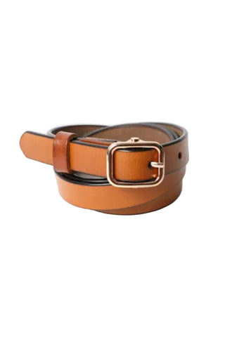 Skinny Leather Belt