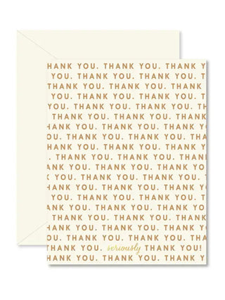 Repeating Thank You Card