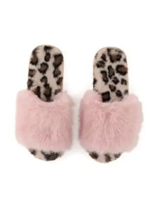 Leopard Print Slippers