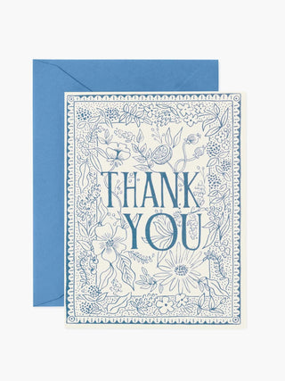 Floral Thank You Card
