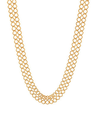 Wide Linked Chain Choker