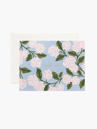 Hydrangea Thank You Card