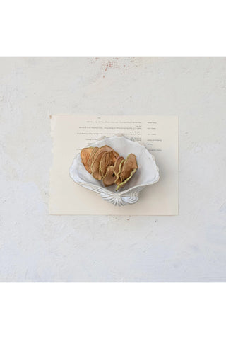 Stoneware Shell Dish