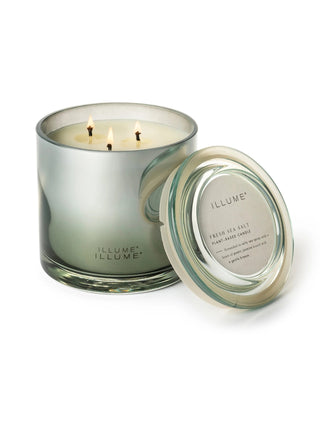 Fresh Sea Salt Statement Glass Candle
