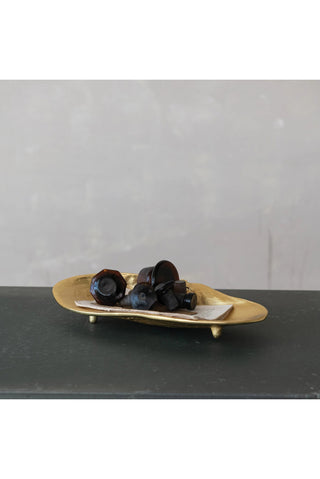 Footed Shell Shaped Tray
