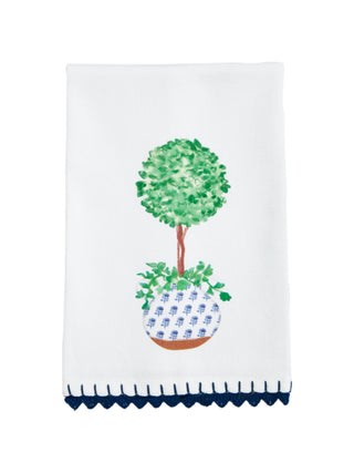 Topiary Plant Hand Towel