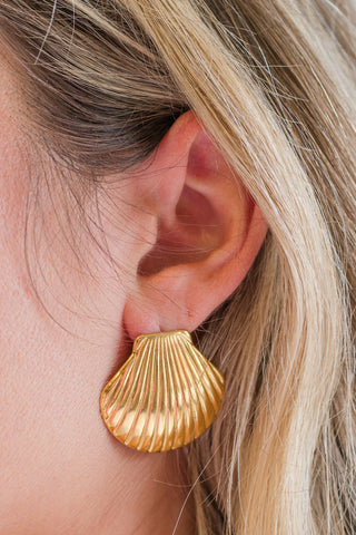 My Sister's Cottage | Waterproof | Statement Shell Earrings