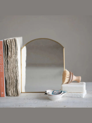 Metal Framed Standing Mirror