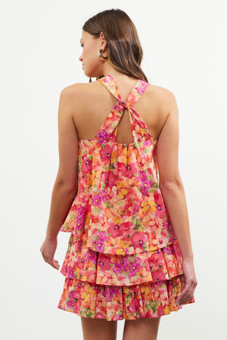 Floral Print Halter Top