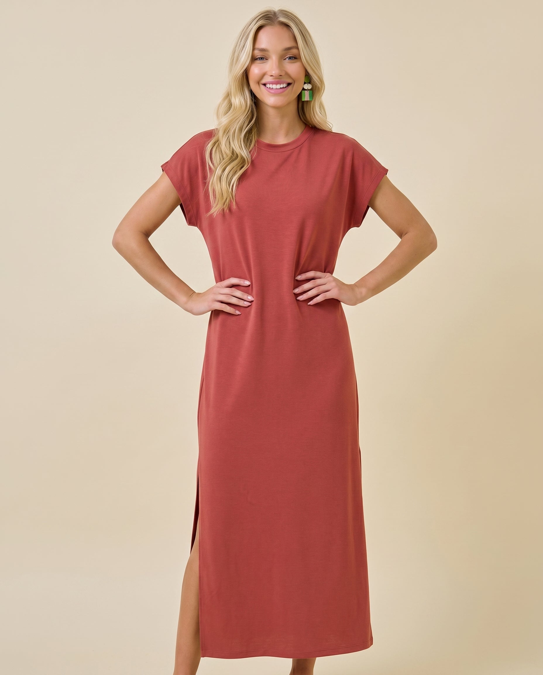 modal maxi dress Sundown – My Sister's Cottage a fitted yoke SHEIN BAE Asymmetric Ruched Category_Sleeping/Dressers Quantity:Case (50)