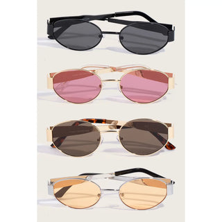 Oval Metal Sunglasses