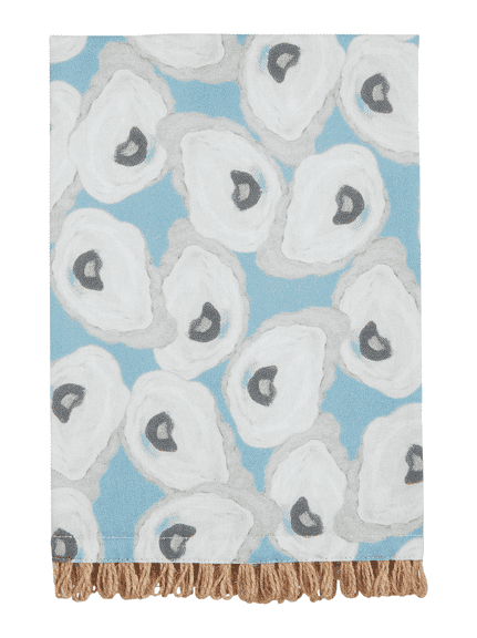 Blue Oyster Hand Towel