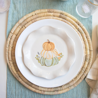 Fall Home Decor Pumpkin Table Spread Photo