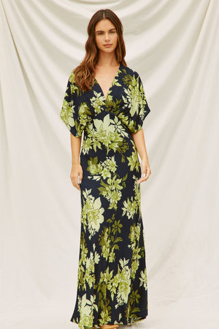 Secret Garden Blouson Maxi Dress