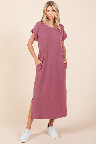 Ribbed Midi Dress