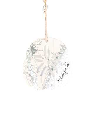 Sand Dollar Map Ornament