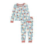 Toddler/Little Santa Glow PJ Set