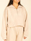 Cream Fleece Lounge Set