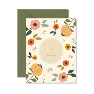 Blooming Thank You So Much Card