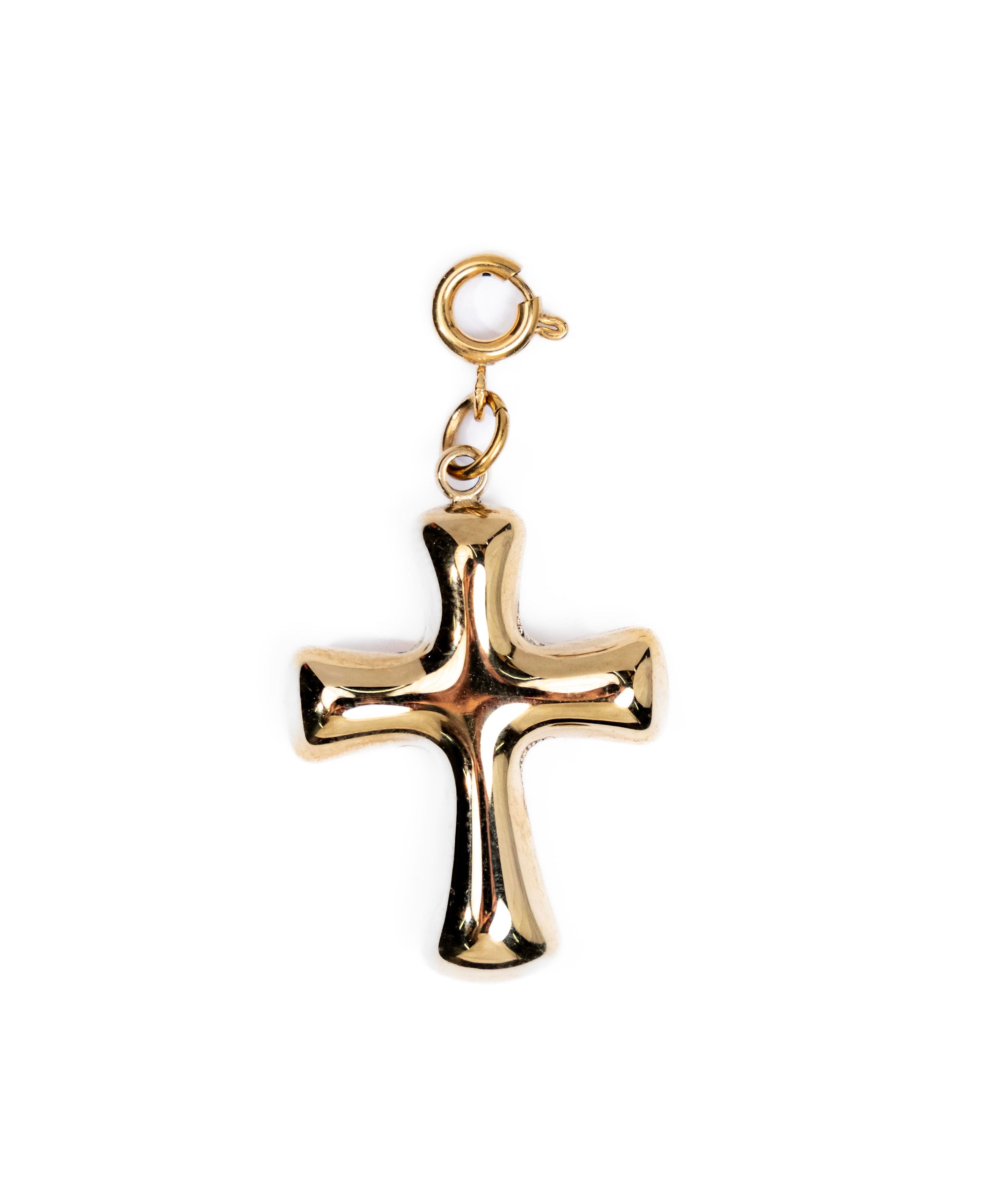 My Sister's Cottage | Waterproof | Puffy Cross Charm
