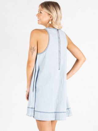 Sleeveless A Line Dress