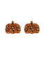 Crystal Pumpkin Earrings