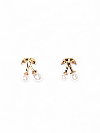 My Sister's Cottage | Waterproof | Pearl Cherry Earrings