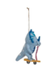 Skateboard Dinosaur Ornament